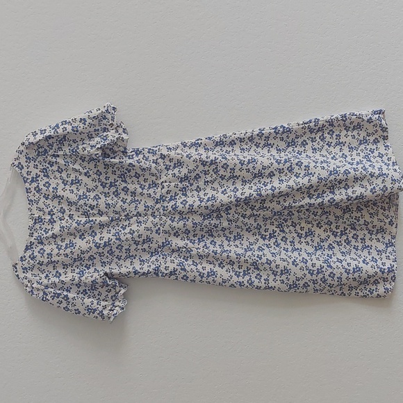 SHEIN Floral Blue and White Dress NWOT - Picture 7 of 16